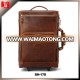 Xinghaoleather brown genuine leather bag travel duffel bag